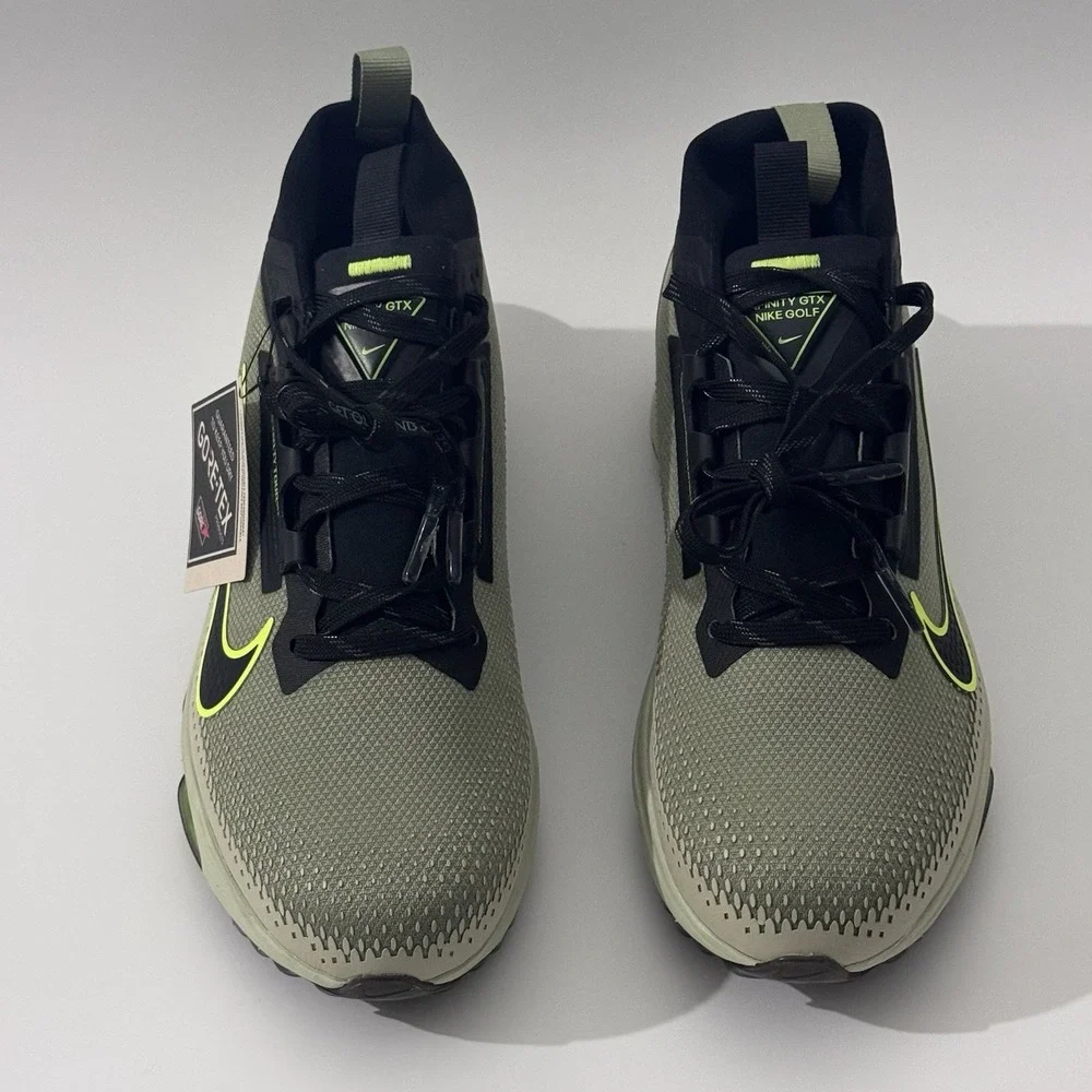 Men's 8.5 Nike Infinity Tour 2 GORE-TEX Dusty Olive Golf Shoes $210
